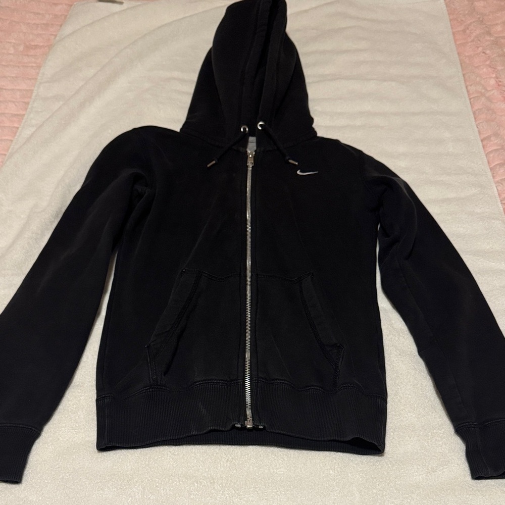 Nike Black Zip-Up Hoodie